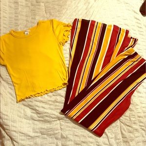 Serape Bells & Crop NWOT